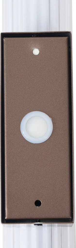 Retro kinkiet brązowy 60,4 cm z LED IP44 - Coco