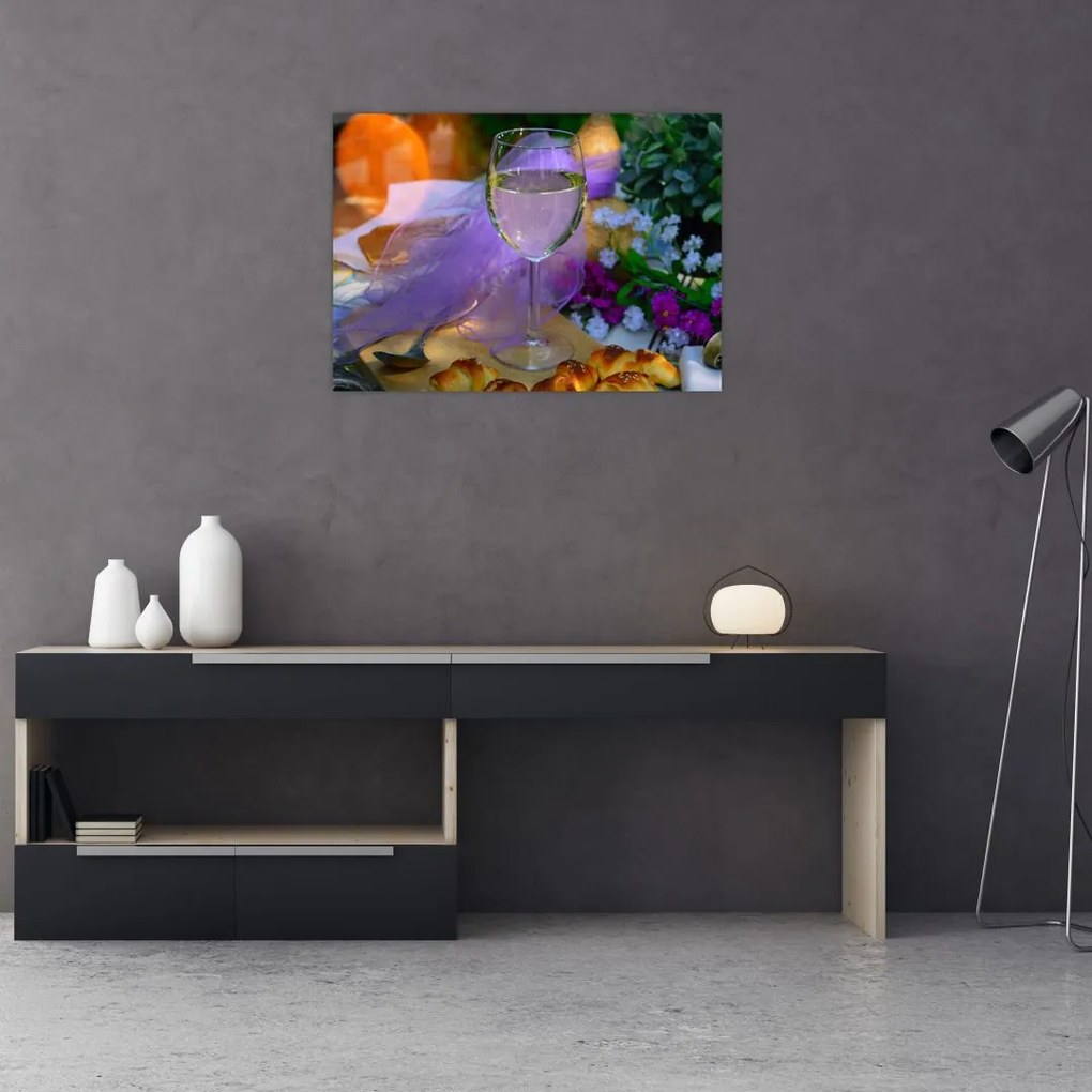 Obraz na szkle - piknik (70x50 cm)