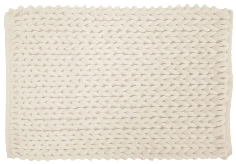 Kremowy dywanik łazienkowy 50x80 cm Ariel – douceur d'intérieur