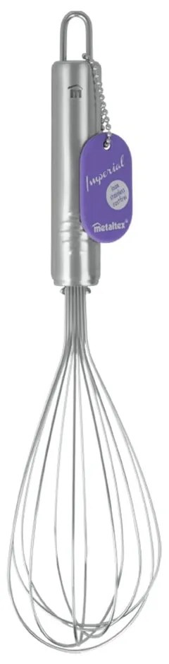 Trzepaczka ze stali nierdzewnej Metaltex, dł. 28 cm