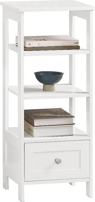 Półka na książki z szufladą FBT91-W