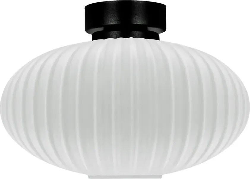 Sufitowa lampa ryflowana biała M9-P57