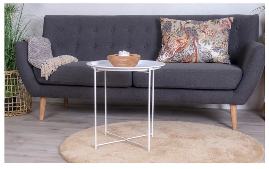 Metalowy okrągły stolik ø 47 cm Bastia – House Nordic