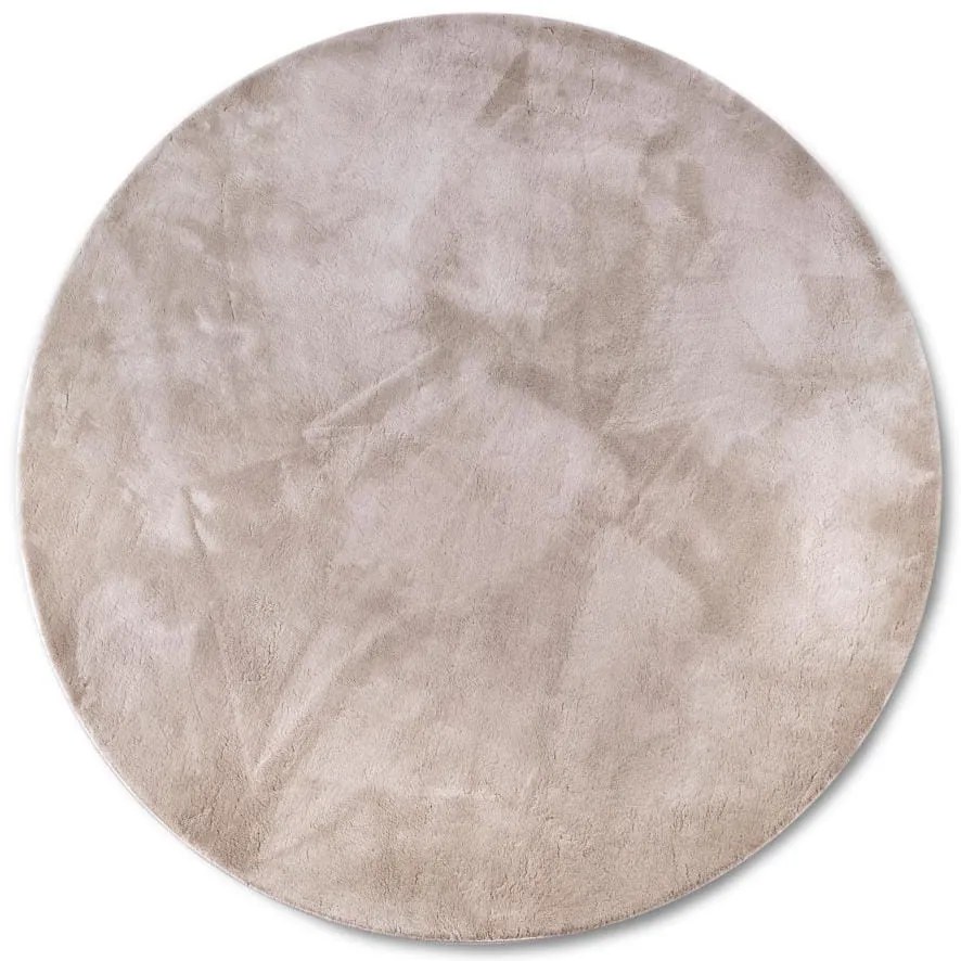 Dywan pluszowy Leon Villeroy &amp; Boch jasny szary 160 cm x 160 cm koło