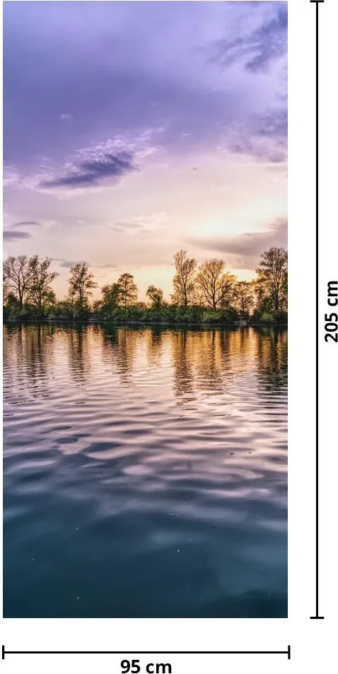 Fototapeta na drzwi - Jezioro (95x205cm)
