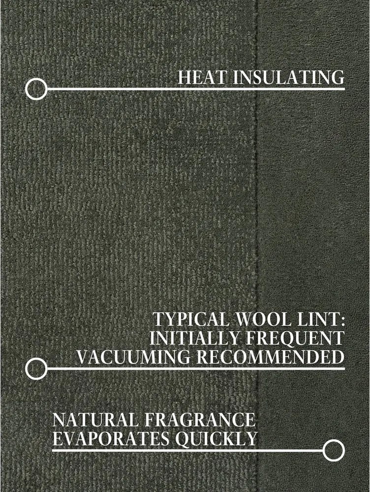 Ciemnozielony dywan z mieszanki wełny tkany ręcznie 200x300 cm Kari – Villeroy&amp;Boch