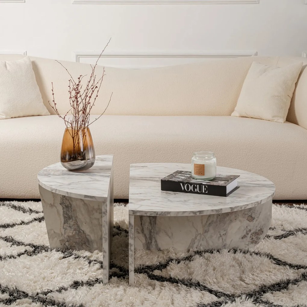 Stolik kawowy Orion Freesia Marble