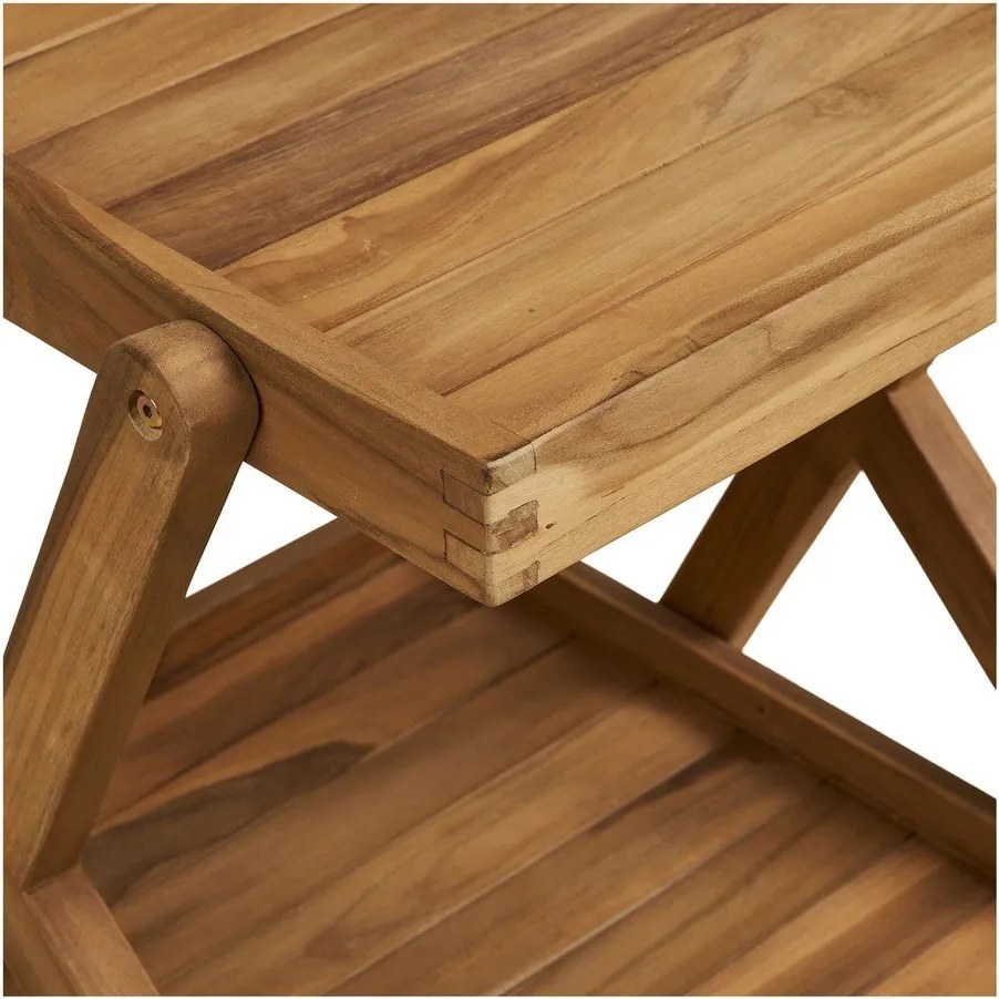 Barek na kółkach z litego drewna 50x86 cm Pasaku – House Nordic