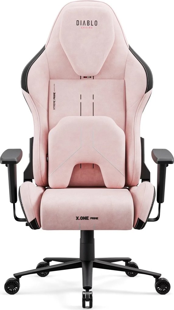 Fotel gamingowy materiałowy Diablo X-One Prime Normal Size, Akira Pink