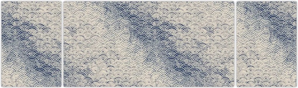 Obraz - Wzór fali (170x50 cm)