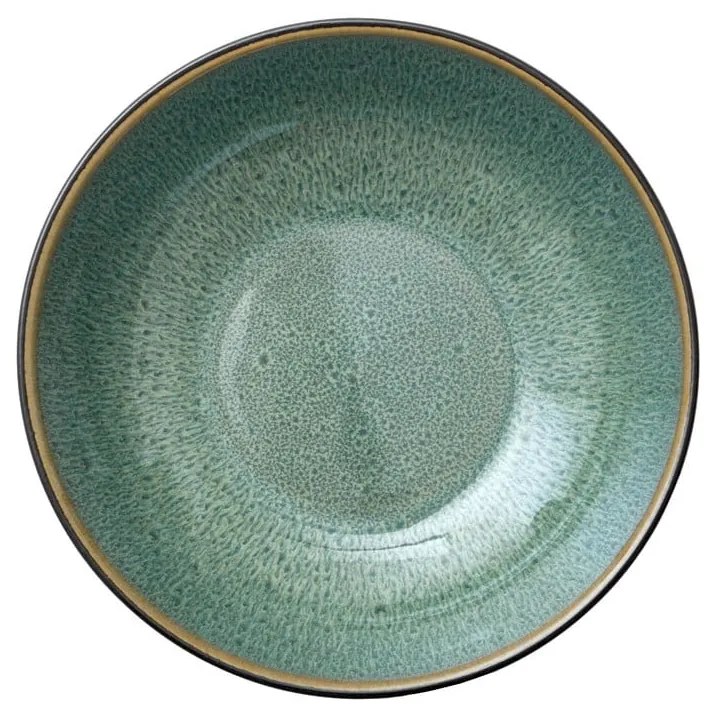 Zielona/czarna kamionkowa miska 1 l Gastro Green/Black – Bitz