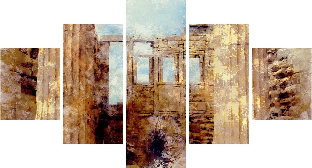 Obraz - Erechtejon, Ateny, Grecja (125x70 cm)
