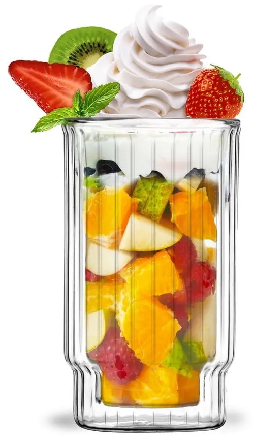 Zestaw 2 szklanek z podwójną ścianką Vialli Design, 300 ml