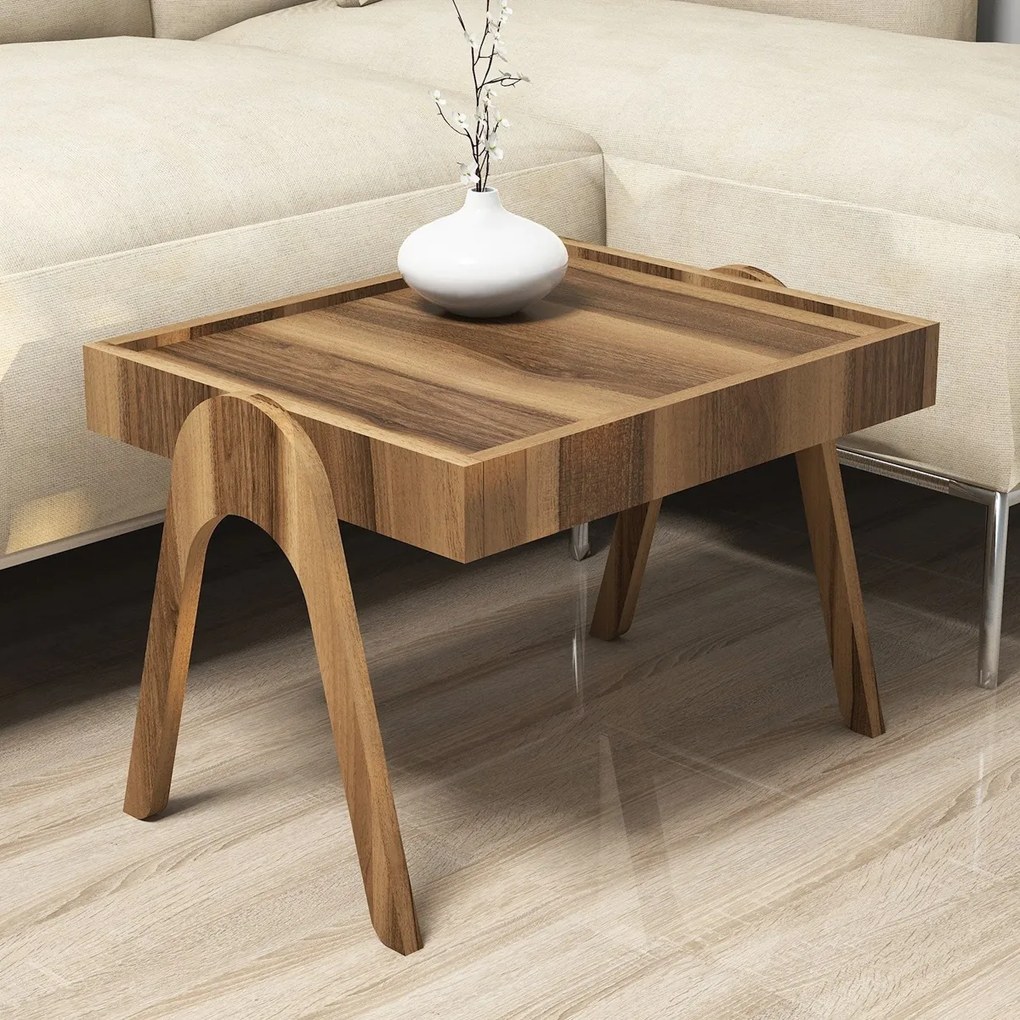 Stół składany Roma Walnut, 3 szt.
