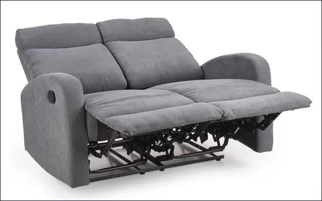 Podwójna sofa rozkładana Kafi 3X - popielata