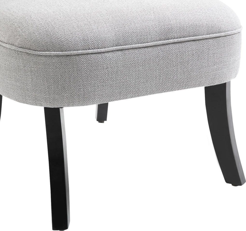 HOMCOM Relax Chair z poduszką oparcia Krzesło TV Podniesione stopy