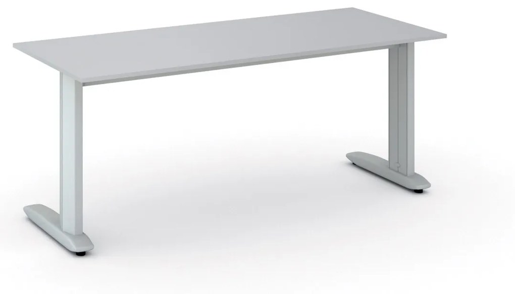 Biurko PRIMO FLEXIBLE 1800 x 800 mm, szary