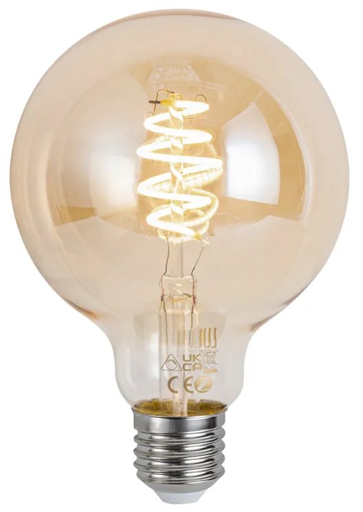 Inteligentna żarówka LED E27 z możliwością ściemniania G95 4,9W 320 lm 2500K Zigbee