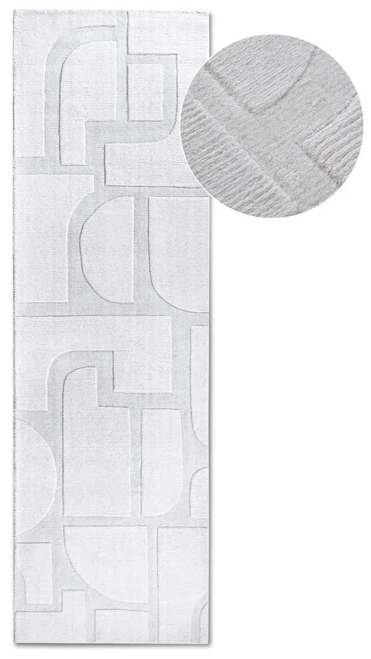 Kremowy wełniany chodnik tkany ręcznie 80x250 cm Alexis – Villeroy&amp;Boch