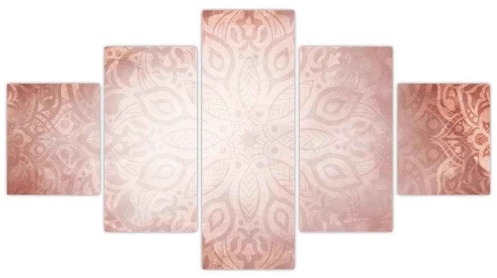 Obraz - Różowa mandala (125x70 cm)