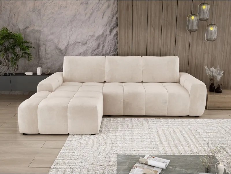 Narożnik MAILO funkcja spania DL z pojemnikiem SALVADOR 01 WERSAL