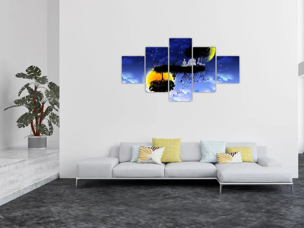 Obraz - Odbicie równowagi (125x70 cm)