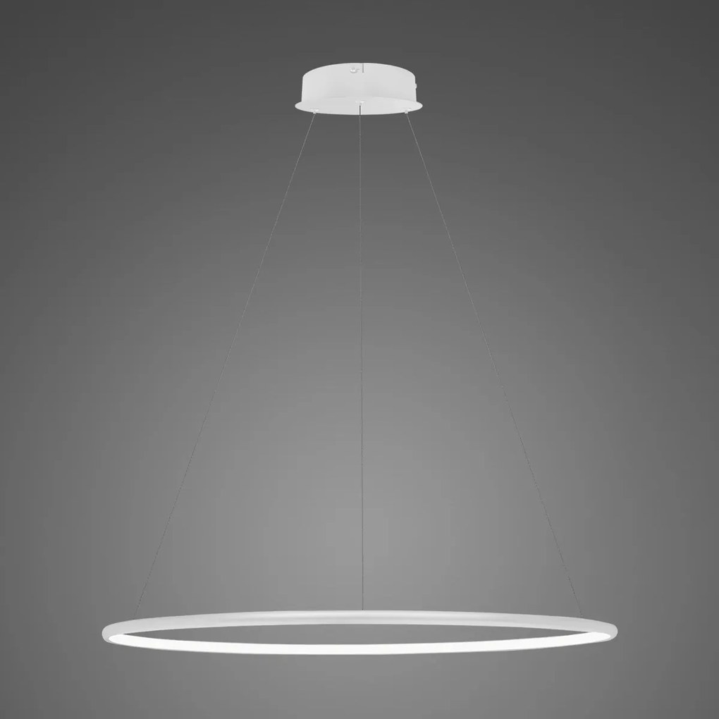 Lampa wisząca pojedynczy ring Ledowe Okręgi No.1 In 80 cm