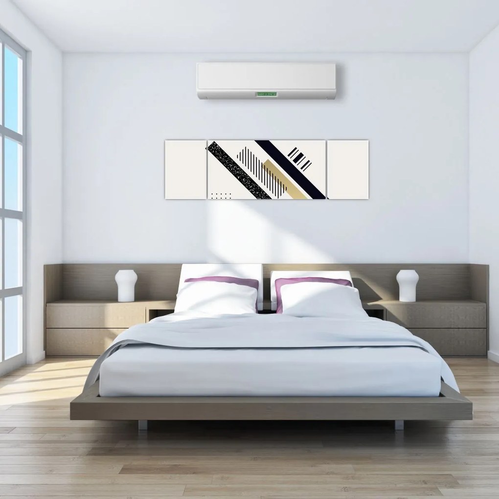 Obraz - Kształty geometryczne N⁰5 (170x50 cm)