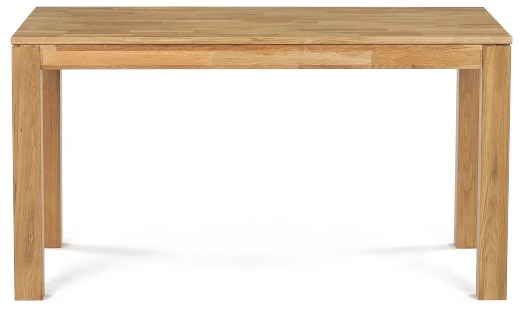 Stół jadalny 140 x 80 cm, dąb, L
