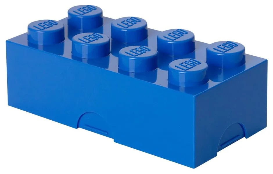 Niebieski plastikowy pojemnik dziecięcy 20x10x7 cm – LEGO®