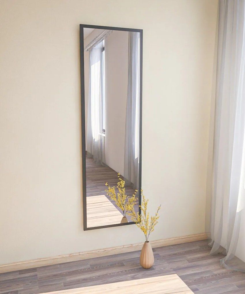 Lustro Tessa Black 50 x 160 cm