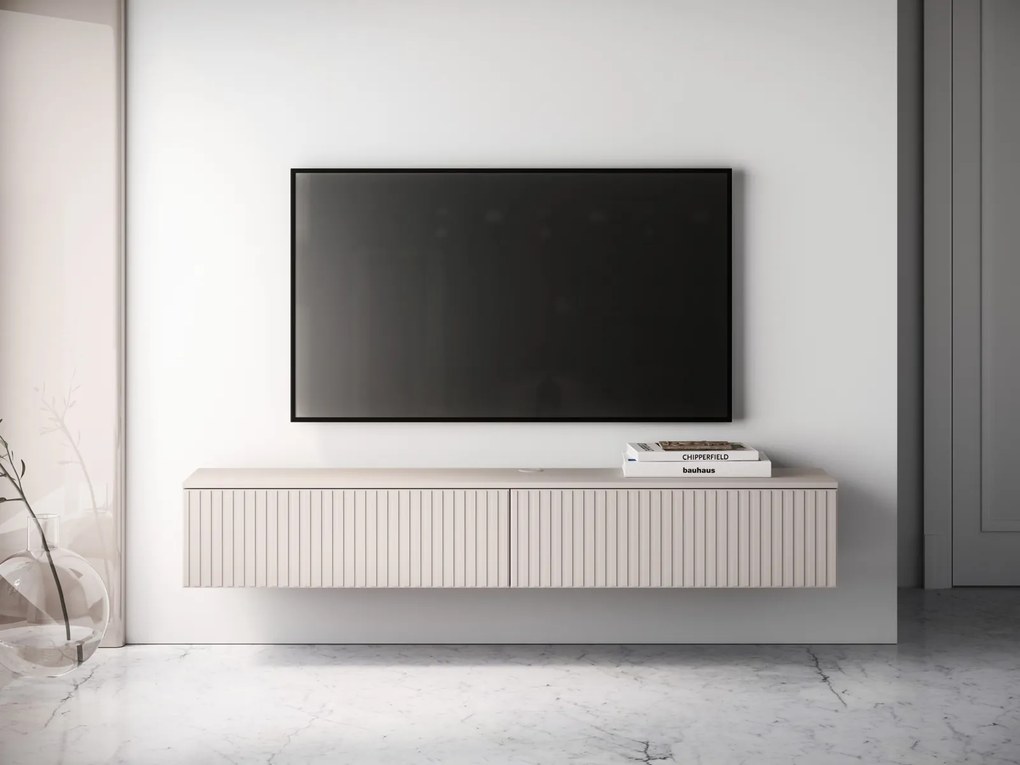 Wisząca szafka RTV 180 cm Sophie 28, kaszmir