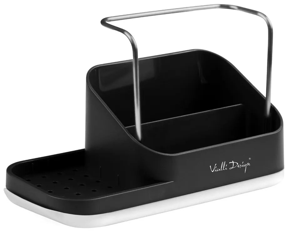 Czarny zestaw do mycia naczyń Vialli Design