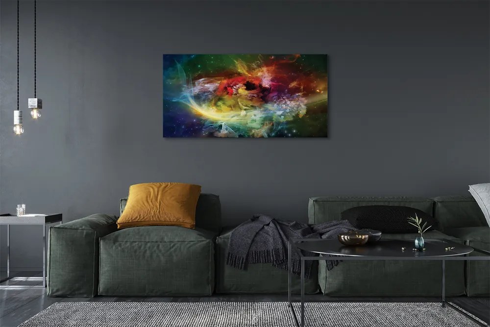 Obraz drukowany na płótnie Czysta Abstrakcja Fraktalna