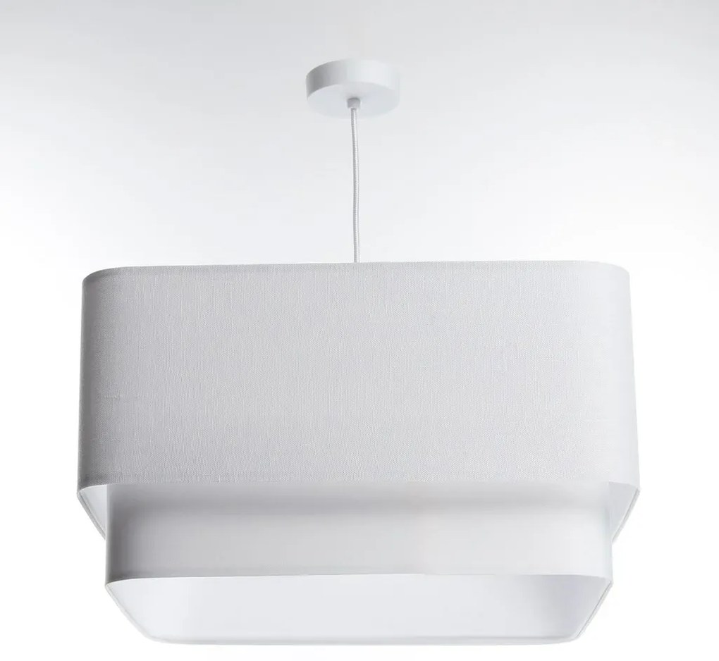 Lampa wisząca KWADRO DUO 010 51x47cm biała BPS KONCEPT