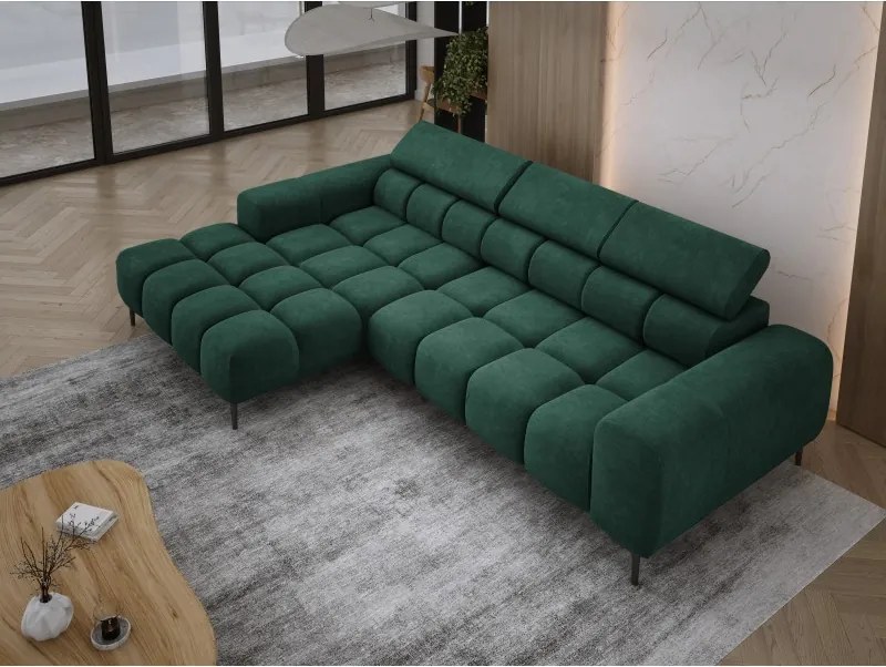 Narożnik PLAZA MINI Lewostronny w tkaninie CLOUD 39 WERSAL