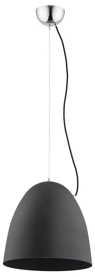 Żyrandol na lince ZETES 1xE27/15W/230V czarny