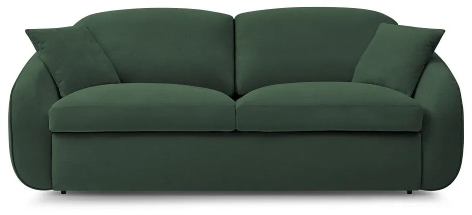 Zielona rozkładana sofa 235 cm Cezanne – Bobochic Paris