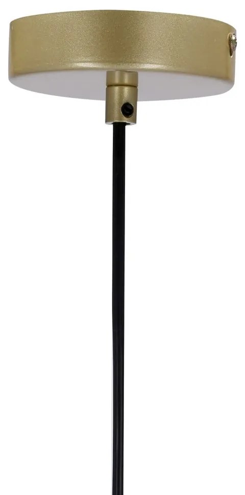 Lampa wisząca w kolorze złota ze szklanym kloszem 32.5x15 cm Duo – Candellux Lighting