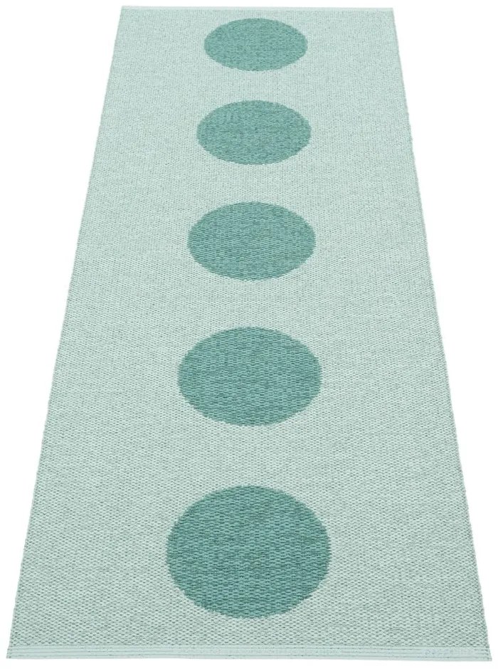 Turkusowy chodnik odpowiedni na zewnątrz 70x200 cm Vera Pop Jade – Pappelina