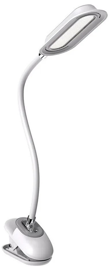Immax 08997L - LED+CCT Ściemnialna lampka biurkowa z klipsem CLIP 7,5W/230V biała