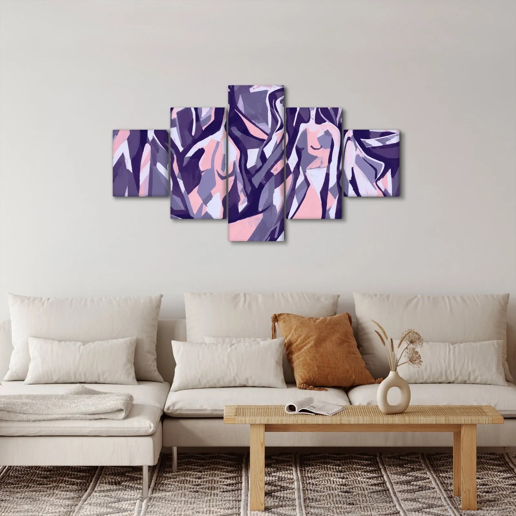 Obraz - Abstrakcyjne kobiety (125x70 cm)