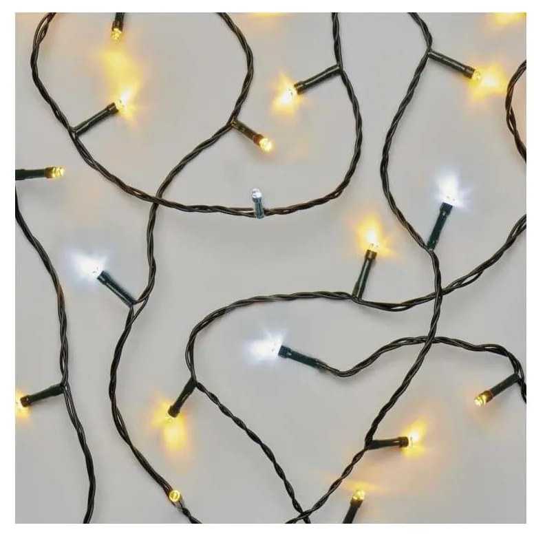 LED Zewnętrzny łańcuch bożonarodzeniowy 80xLED/13m IP44 ciepła/zimna biel