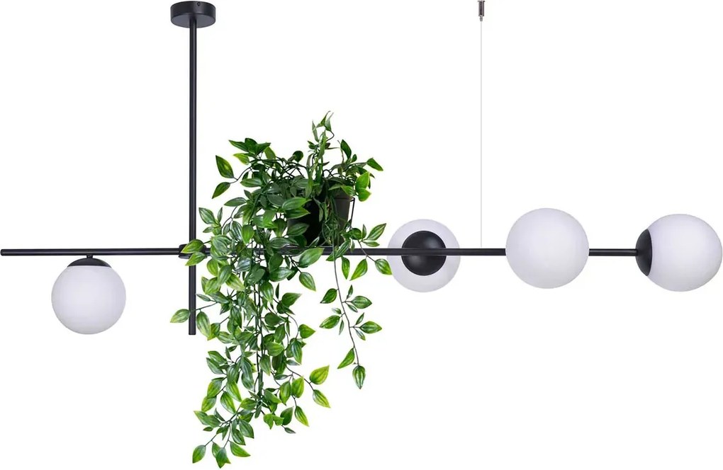 Lampa wisząca z kwietnikiem nad stół G4-A49