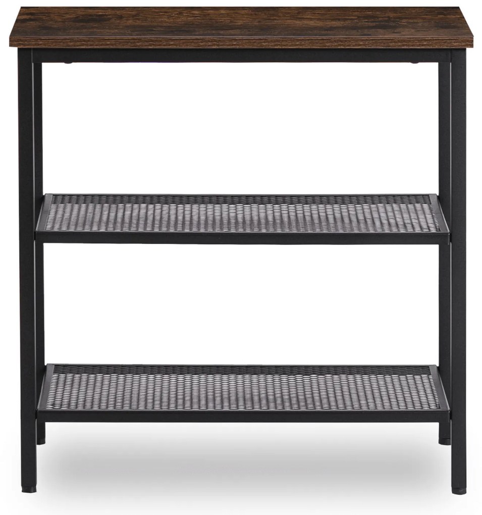 Stolik Kawowy CARTER 60 cm Dąb Rustykalny/Czarny Nowoczesny Loft