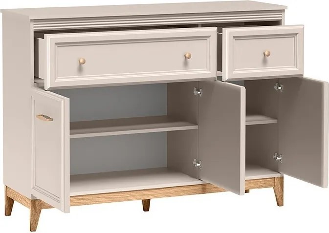 Komoda CUNEO 135,5 cm do Salonu Sypialni Kaszmir