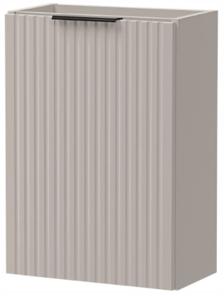 Szafka wisząca pod umywalkę kaszmir ryflowany front 40 x 22 cm ASTROS