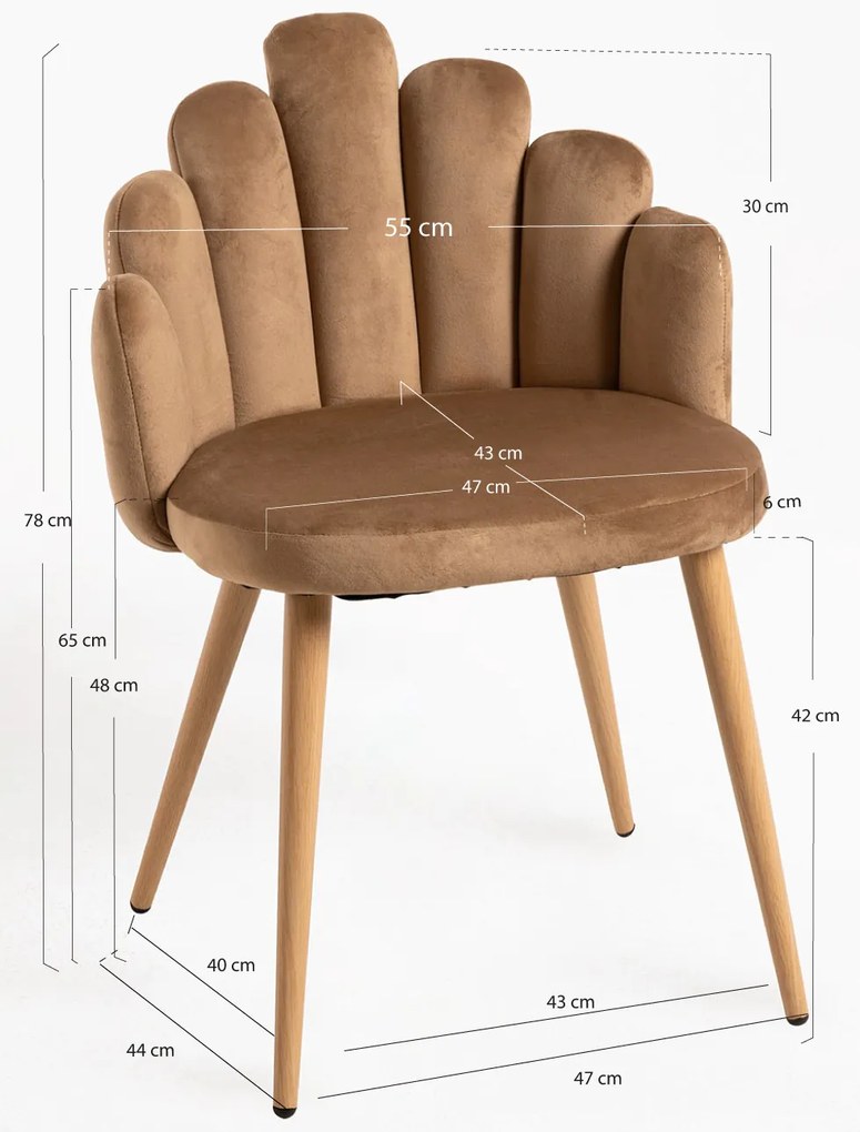 Rcznie aksamitne krzeso