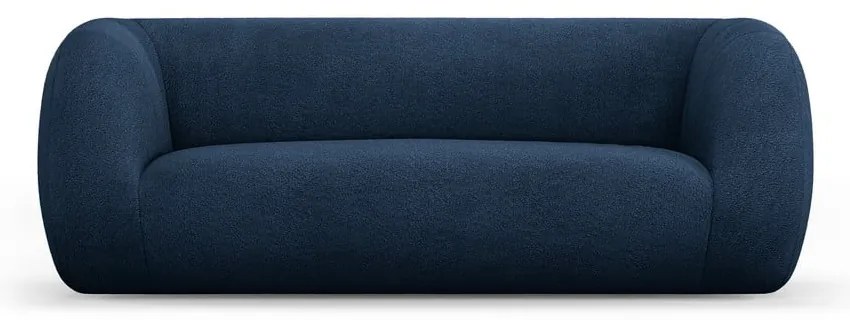 Niebieska sofa z materiału bouclé 210 cm Essen – Cosmopolitan Design