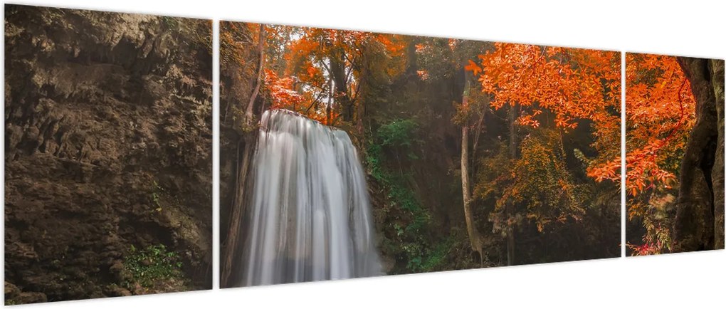 Obraz - Wodospad w Tajlandii (170x50 cm)